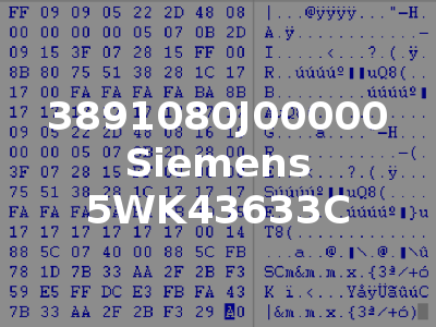 3891080J00000 Siemens 5WK43633C