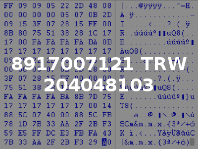 8917007121 TRW 204048103