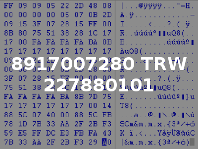 8917007280 TRW 227880101