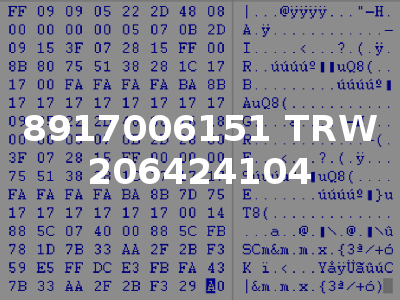 8917006151 TRW 206424104
