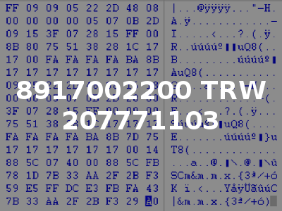 8917002200 TRW 207771103