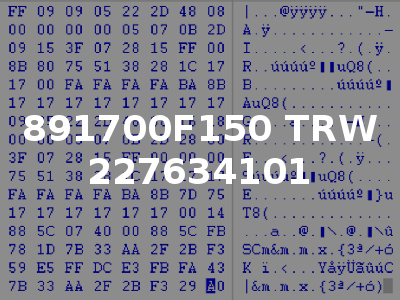 891700F150 TRW 227634101