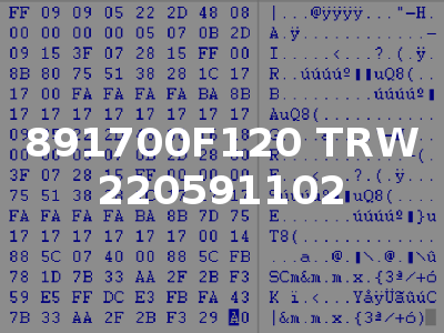 891700F120 TRW 220591102