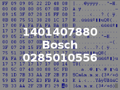1401407880 Bosch 0285010556