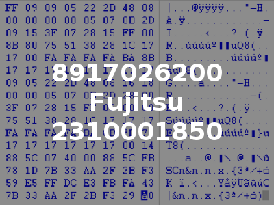 8917026200 Fujitsu 2310001850