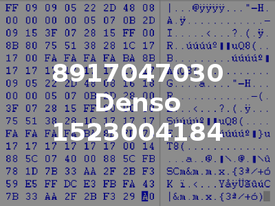 8917047030 Denso 1523004184