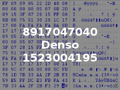 8917047040 Denso 1523004195