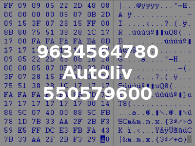 9634564780 Autoliv 550579600