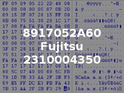 8917052A60 Fujitsu 2310004350