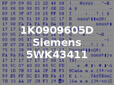 1K0909605D Siemens 5WK43411
