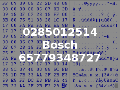 0285012514 Bosch 65779348727