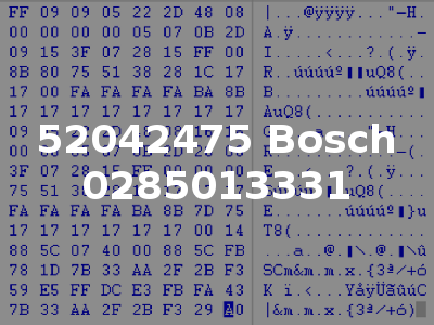 52042475 Bosch 0285013331