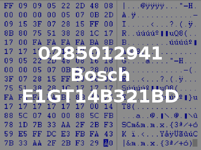 0285012941 Bosch E1GT14B321BD
