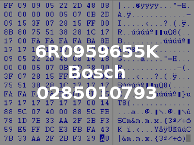 6R0959655K Bosch 0285010793