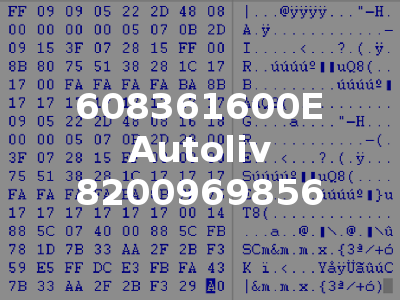 608361600E Autoliv 8200969856