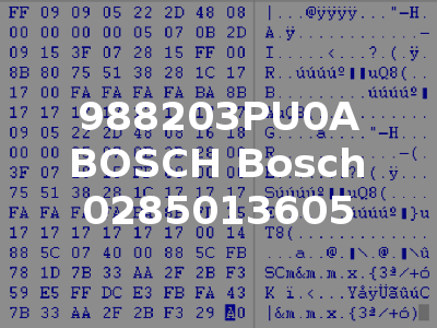 988203PU0A BOSCH Bosch 0285013605