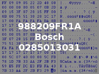 988209FR1A Bosch 0285013031