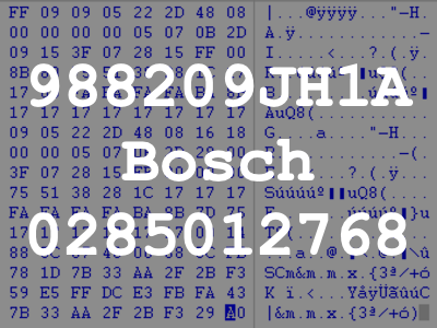 988209JH1A Bosch 0285012768