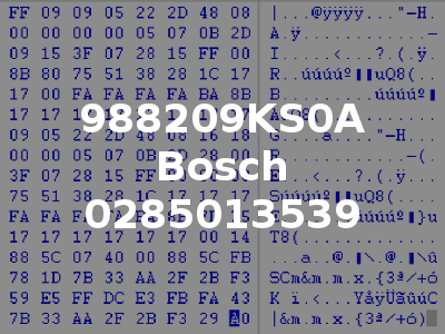 988209KS0A Bosch 0285013539