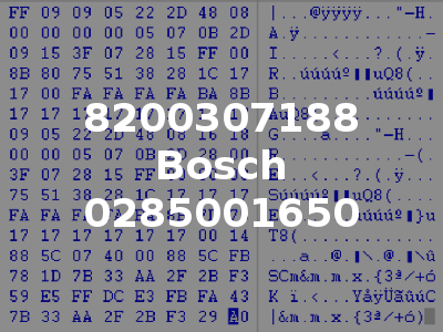 8200307188 Bosch 0285001650