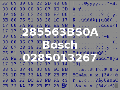285563BS0A Bosch 0285013267