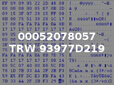 00052078057 TRW 93977D219