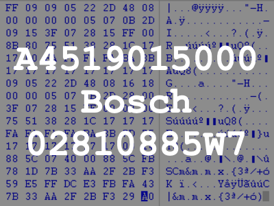 A4519015000 Bosch 02810885W7