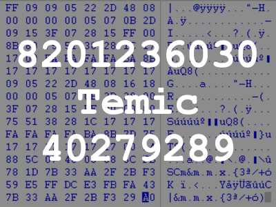 8201236030 Temic 40279289