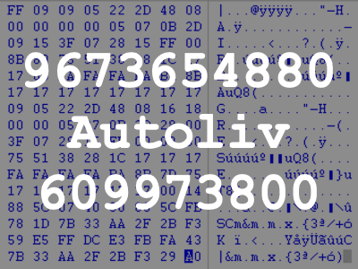 9673654880 Autoliv 609973800