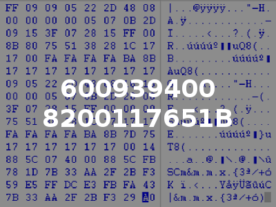 600939400 8200117651B