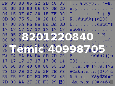8201220840 Temic 40998705