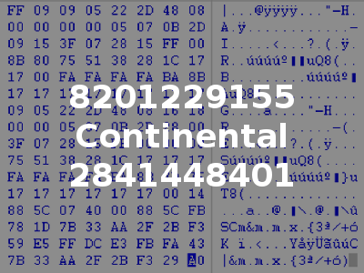 8201229155 Continental 2841448401