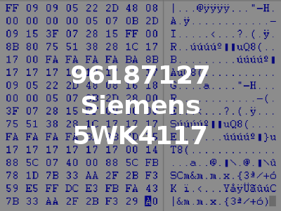 96187127 Siemens 5WK4117