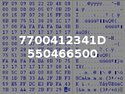 7700412341D 550466500