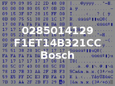 0285014129 F1ET14B321CC Bosch