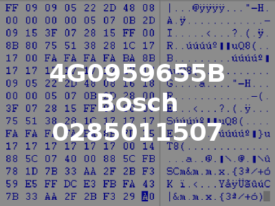 4G0959655B Bosch 0285011507