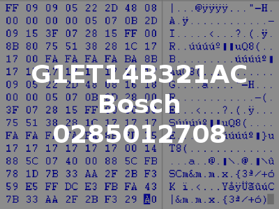 G1ET14B321AC Bosch 0285012708