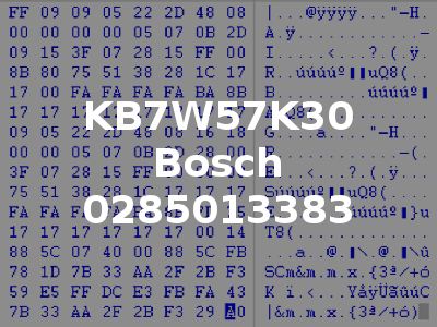 KB7W57K30 Bosch 0285013383
