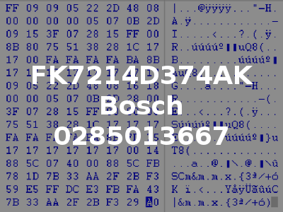 FK7214D374AK Bosch 0285013667