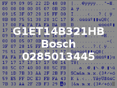 G1ET14B321HB Bosch 0285013445