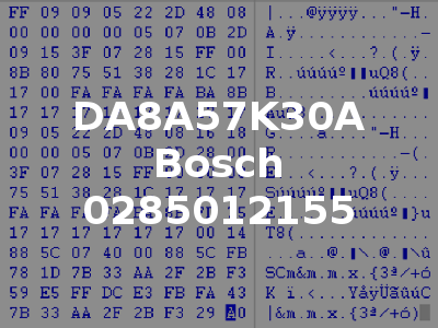 DA8A57K30A Bosch 0285012155