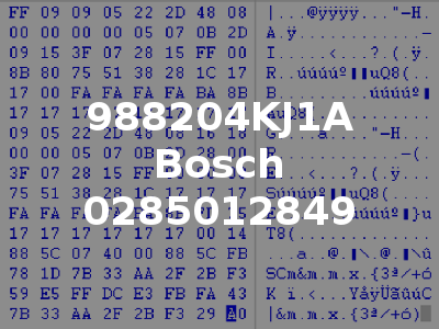 988204KJ1A Bosch 0285012849
