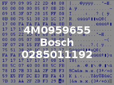 4M0959655 Bosch 0285011192
