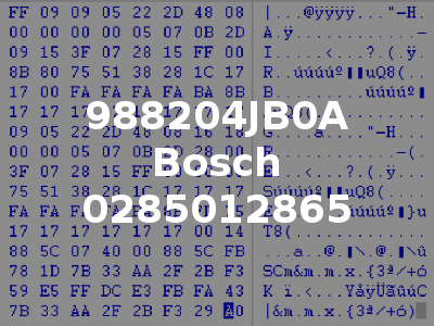 988204JB0A Bosch 0285012865