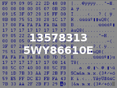 13578313 5WY86610E