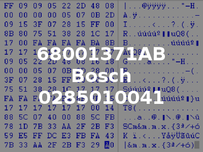 68001371AB Bosch 0285010041