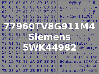 77960TV8G911M4 Siemens 5WK44982