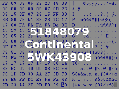 51848079 Continental 5WK43908