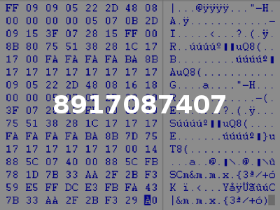 8917087407