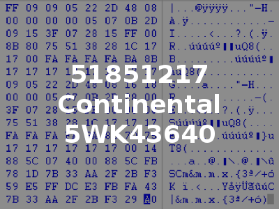 51851217 Continental 5WK43640